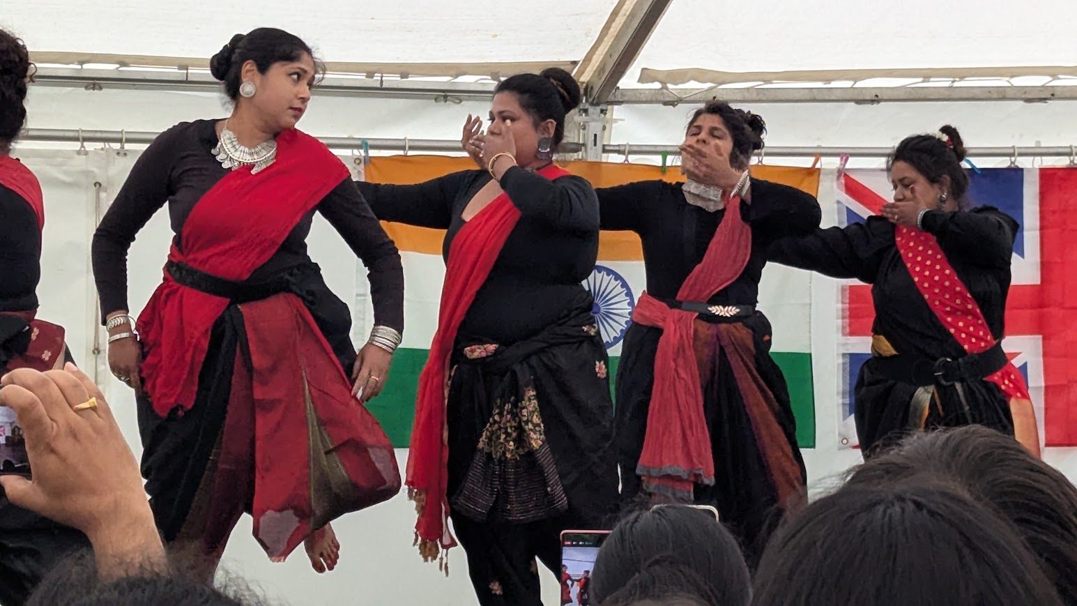Classical dancer performing